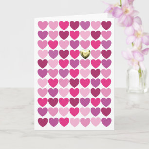 Carte Heureuse Sainte-Valentin Heart of Gold
