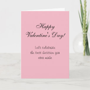 Carte Heureuse Sainte-Valentin Humour Funny Card Love