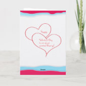 Carte HEUREUSE SAINTE-VALENTIN ! Je T'Aime ! Mignons (Dos)