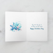 Carte Heureuse Sainte-Valentin | La côte romantique (Intérieur)