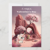 Carte Heureuse Sainte-Valentin Magical Surreal Uni (Devant)
