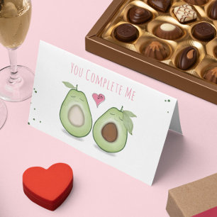 Carte Heureuse Sainte-Valentin mignon Drôle Simple Avoca