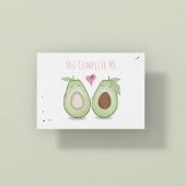 Carte Heureuse Sainte-Valentin mignon Drôle Simple Avoca