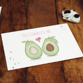 Carte Heureuse Sainte-Valentin mignon Drôle Simple Avoca
