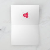 Carte Heureuse Sainte-Valentin mignonne (Intérieur)