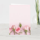 Carte Heureuse Sainte-Valentin moderne rose (Dos)