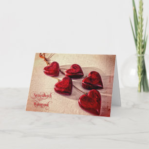 Carte Heureuse Sainte-Valentin+Szczęśliwych Walent