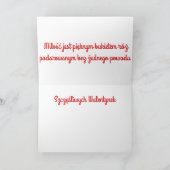 Carte Heureuse Sainte-Valentin-Szczęśliwych Walent (Intérieur)