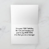 Carte HEUREUX "13ème anniversaire" (Intérieur)