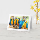 Carte HEUREUX **16ème** ANNIVERSAIRE (Fleur jaune)