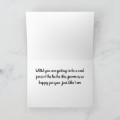 Carte HEUREUX **16ème ANNIVERSAIRE** DE CUTE GNOME (Intérieur)