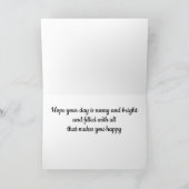 Carte HEUREUX **40ème** ANNIVERSAIRE (Intérieur)