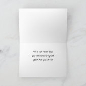 Carte **HEUREUX 40ème anniversaire FRÈRE** (Intérieur)