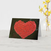 Carte ****HEUREUX 4e ANNIVERSAIRE**** À MON AMOUR (Fleur jaune)