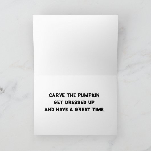 CARTE *HEUREUX À PARLER ET À S'AMUSER** (Intérieur)