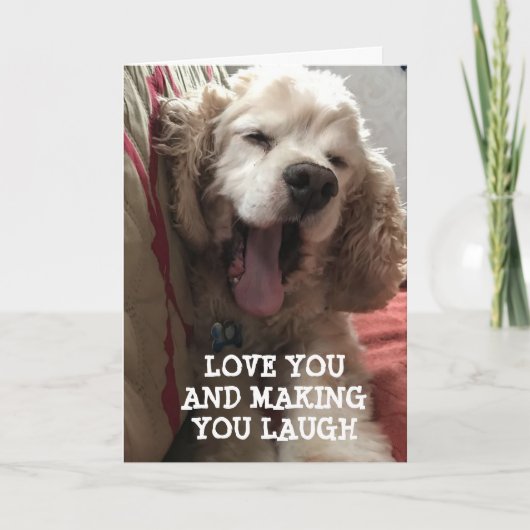 CARTE HEUREUX *ANNIVERSAIRE* À *AMOUR DE MA VIE* (Devant)