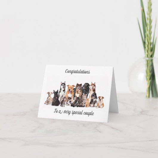 CARTE **HEUREUX ANNIVERSAIRE** À UN COUPLE SPÉCIAL (Devant)