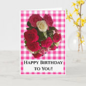 Carte Heureux |Anniversaire à vous ! (Fleur jaune)