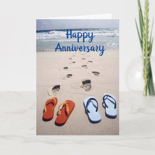 CARTE HEUREUX "ANNIVERSAIRE" DE VOTRE FAV "BEACH BUDDY" (Devant)