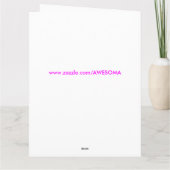 CARTE " HEUREUX ANNIVERSAIRE" JOLIE PRINCESSE (Dos)