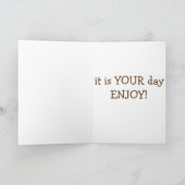 CARTE HEUREUX ANNIVERSAIRE MOM DIT CE COCKER CUTE SPANIE (Intérieur)