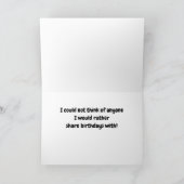 CARTE HEUREUX **ANNIVERSAIRE MUTUEL*** À VOUS! (Intérieur)