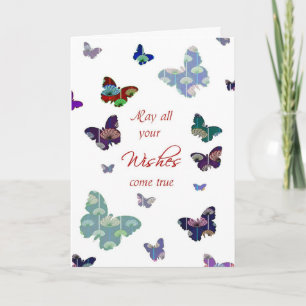 Carte heureux anniversaire que tous vos souhaits devienn