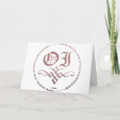 Carte heureux anniversaire : rainbow paisley : (Dos)