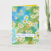 Carte Heureux Anniversaire Tante Bénédiction À Vous Nom  (Devant)