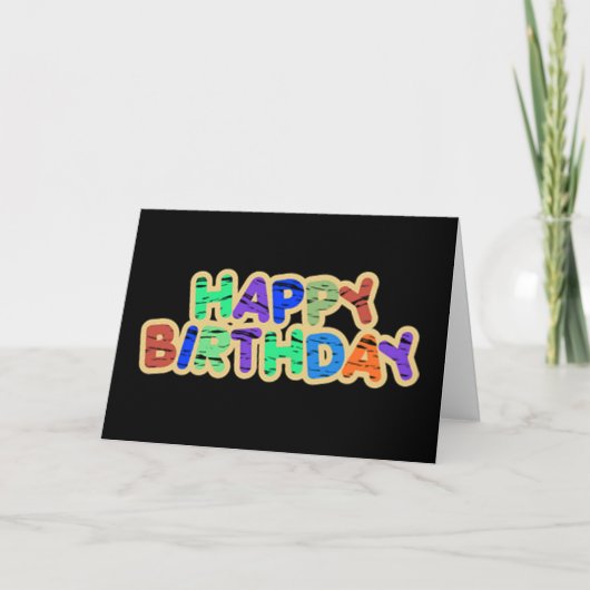 CARTE HEUREUX ****AOÛT**** ANNIVERSAIRE (Devant)