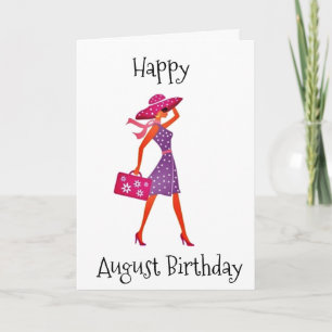 CARTE HEUREUX ***AOÛT ANNIVERSAIRE**** À VOUS!
