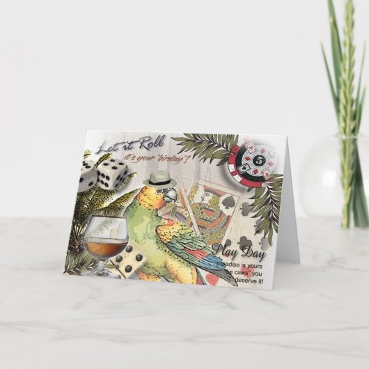 Carte heureux "birday " (Devant)