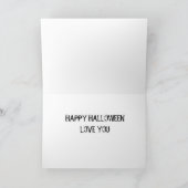 CARTE HEUREUX "BOO" HALLOWEEN À NOTRE ***SON*** (Intérieur)