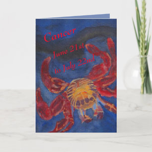 Carte Heureux cancer d'anniversaire