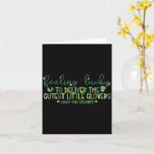 Carte Heureux de livrer les plus mignons petits trèfles (Fleur jaune)
