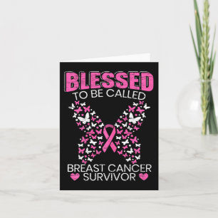 Carte Heureux D'Être Appelé Cancer Du Sein Survivant Pin
