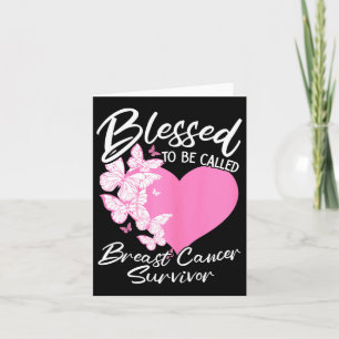 Carte Heureux D'Être Appelé Cancer Du Sein Survivant Pin