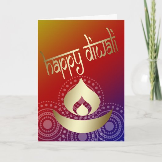 Carte Heureux Diwali (Devant)