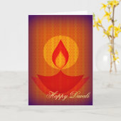 Carte Heureux Diwali (Fleur jaune)