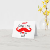 Carte heureux fête des pères 2024 nous vous aimons papa (Fleur jaune)