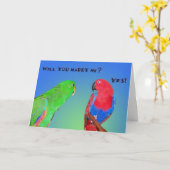 Carte Heureux Fiançailles (Fleur jaune)