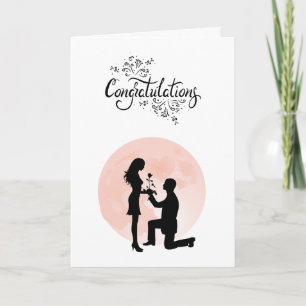 Carte Heureux Fiançailles