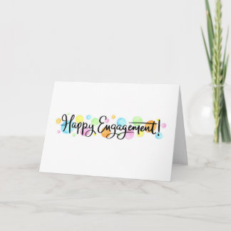 CARTE "HEUREUX FIANÇAILLES" POUR VOUS DEUX