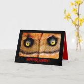 CARTE HEUREUX HALLOWEEN ! (Fleur jaune)