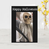 CARTE **HEUREUX HALLOWEEN** DE MIEUX PETIT MOI (Fleur jaune)