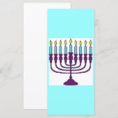 Carte Heureux Hanoukka Shalom (Devant / Derrière)