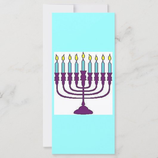 Carte Heureux Hanoukka Shalom (Devant)