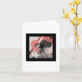 Carte heureux jamais après (Fleur jaune)