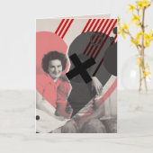 Carte heureux jamais après (Fleur jaune)