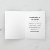 Carte Heureux Jamais Après Avoir Commencé Ici Mariage Fé (Intérieur)
